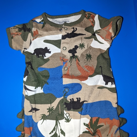 Dino Camo Romper - Picture 1 of 4